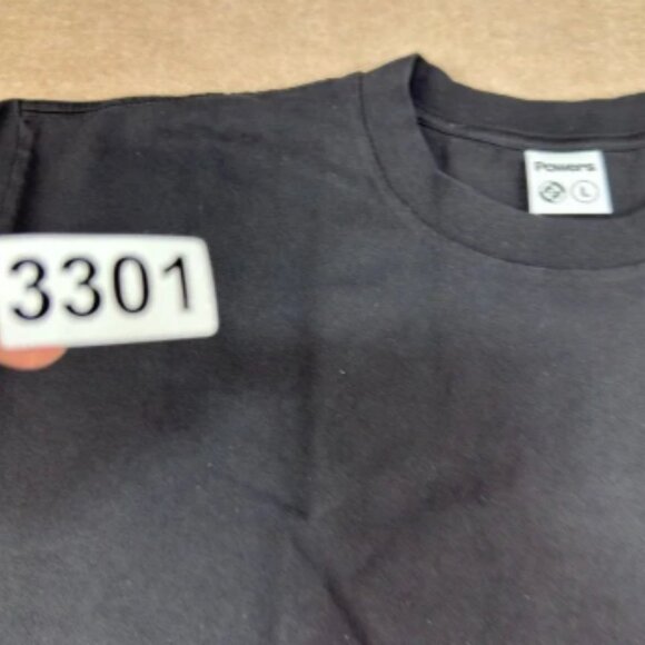 Powers Supply Shirt Men L Black Graphic Hallelujah 16‎ 4904 Cotton USA Made - Picture 9 of 9